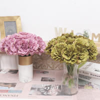 5PCS Flores Artificiales De Seda Peonia Para Boda Decoración De Hogar Y Sala De Estar Arreglo Floral DIY Wreath De Navidad Falso Otoño - details 0