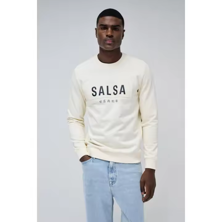Sudadera Felpa Embo Blanca Salsa - 1