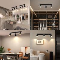 Spotlight LED GU10 Ajustable Para Techo Decoración De Casa Iluminación Interior Pasillo Tienda Lámpara De Traxión Moderna - details 22