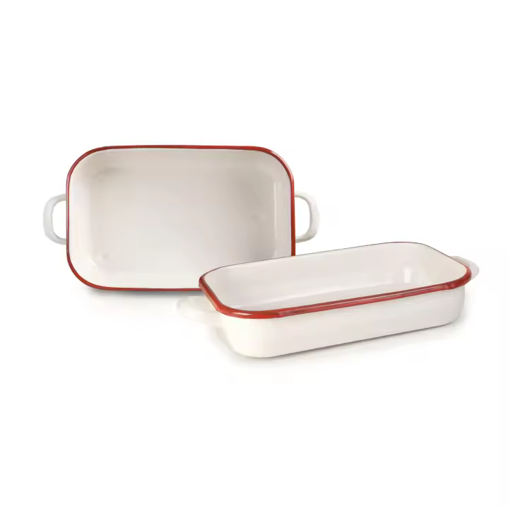Ibili Rustidera con Asas Bordeaux 32 Cm - Bandejas y Moldes para Hornear - 1