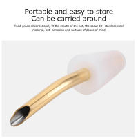 Extensión De Boquilla De Kettle De Camping Silicón Acero Inoxidable Portátil Para Caminatas Y Escalada Teapot Nozzle - details 2