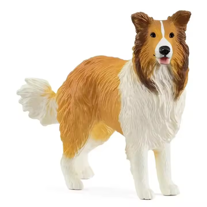 Figura perro Collie Schleich Farm World colección 13998 - 1
