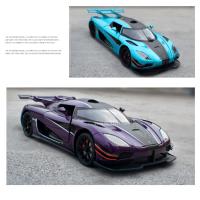 Coche De Acción Con Luz Y Sonido 1:24 Escala KNGG One1 Modelo De Aleación Juguetes Para Niños Regalo De Cumpleaños Coche De Simulación Metálico Duradero Con Puertas Abrejables - details 12