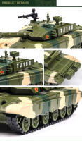 Modelo De Tanque De Batalla Principal T-99 En Escala 1:32 Juguete De Aleación De Zinc Con Retroceso Y Sonido Luz Tanque De Juguete Para Niños Regalos Del Día Del Niño - details 6