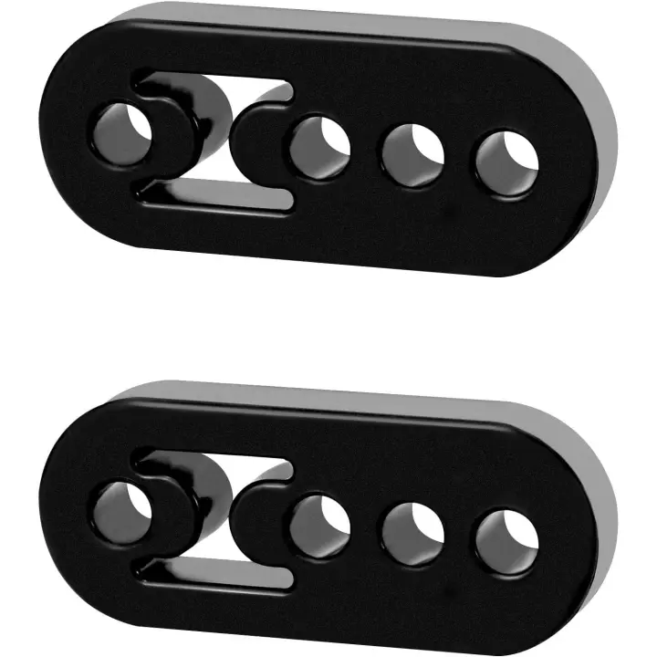 2 piezas de suspensión de escape de coche Universal 4 pies soporte de escape silenciador de Goma para proteger el sistema de escape del coche - 1