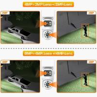 Cámara IP Solar Inalámbrica 8MP 4K Con Batería De 7800 mAh Lente Dual HD Exterior Cámara De Seguridad CCTV Con Panel Solar Tuya App - details 1