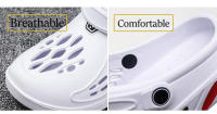 Sandalias De Verano Para Hombre EVA Ligera Zapatillas Casuales Clogs Para Jardín Y Playa Talla Grande 49 Zapatos Planos Para El Hogar Y Exteriores - details 9