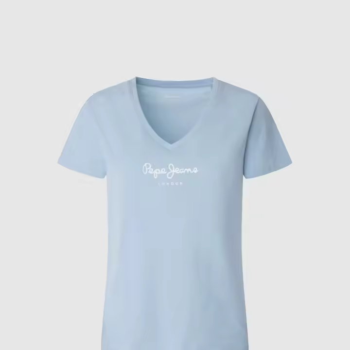 Camiseta Pepe Jeans Wendy V Neck - Mujer - 100% Algodón - 1
