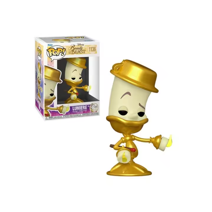 Figura FUNKO pop! disney la bella y la bestia lumiere modelo 1136 - 1