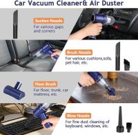 Aspirador de Mano Inalámbrico para Coche, 45W 3600mA Potente Mini Aspirador, Aspirador de Mano con Luz LED y Filtro HEPA Lavable, Aspiradores de Mano Adecuados para Pelo de Mascotas, Hogar, Oficina - details 2