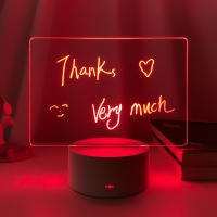 Lámpara De Escritorio Blanca Rewritable Con Tablero De Mensajes Luz Nocturna Para Habitación De Niñas Decoración De Pared Regalo Luz Suave Para Dormir - details 7
