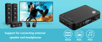Reproductor De Medios HD 4K Video 1080P H.264 USB HDD Para Transmisión Publicidad Exhibición Salida AV/HD-MI/VGA Incluye Control Remoto - details 1