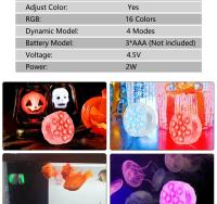 Lámpara Submersible RGB Con Adhesivo Magnético 16 Colores Luz Submarina Para Jardín Piscina Vaso Acuario Decoración 10 LEDs IP68 - details 14