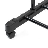 Perchero de Pie con Ruedas, Acero Inoxidable, DOBLE 80x43x90 a 160 cm, Perchero de Ropa Burro, Estructura Metalica Extensible, Organizador de Perchas y Ropa - details 14
