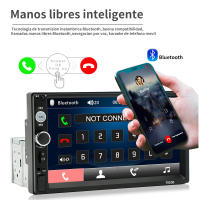 Radio De Coche Universal 7 Pulgadas 1DIN Multimedia Touch Screen Mirror Link FM AUX Entrada USB TF Estéreo MP5 Con Reproductor De Vídeo - details 2