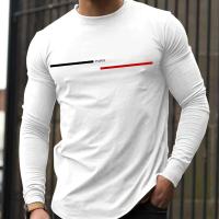 Camiseta De Algodón Puro 100% Para Hombre Estampado De PARIS Cuello Redondo Manga Larga Cómoda Y Casual Para El Verano - details 16
