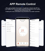 GIRIER Termostato Inteligente ZigBee Para Calefacción Eléctrica Y Boilers De Agua Y Gas Controlador De Temperatura Compatible Con Alexa Y Hey Google - details 4