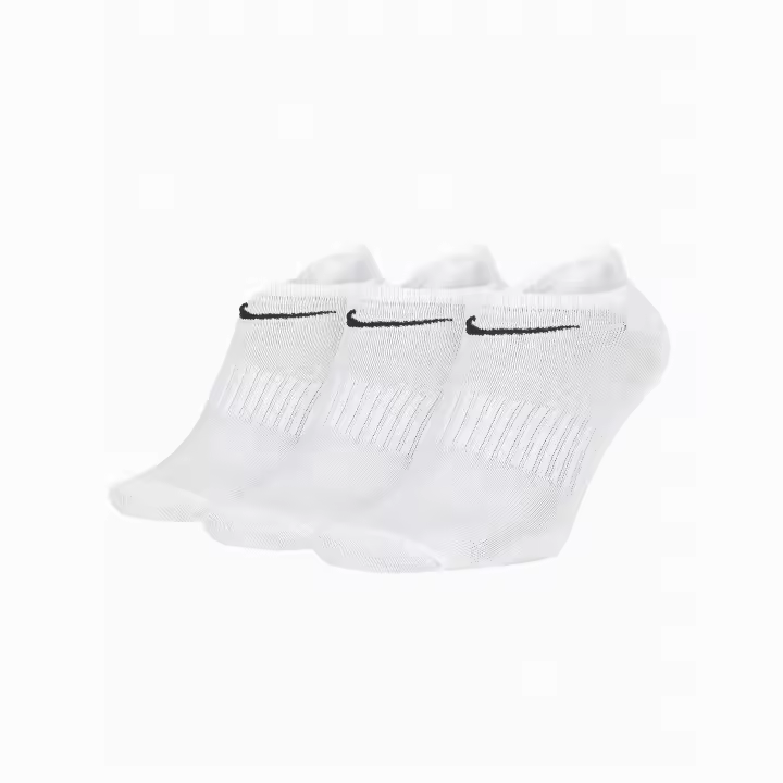 CALCETIN NIKE EVERYDAY LIGHTWEIGHT NO SHOW 3 PACK SOCKS WHITE - SX7678 - 1