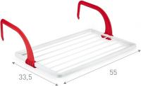 Tendedero Plegable para Radiador de 6 Barras con Brazos Ajustables – Ideal para Interiores, Secado de Ropa Práctico y Colgante , PlasticForte - details 1