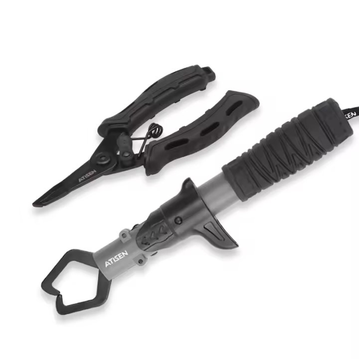 Aguja De Pesca Profesional En Acero Inoxidable Herramienta De Captura De Peces Clip De Control De Peces Para Actividades De Pesca - 1