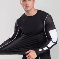 Camiseta De Gimnasio Para Hombre Manga Larga Secado Rápidojersey De Boxeo Verano Pantalones De Compresión Tiras De Leggings Rashguard T-shirt Ajustada - details 20