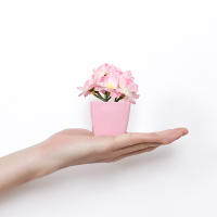 Mini Plantilla De Flores Artificiales Para Decoración Del Hogar Y Oficina Uso Año round Para Mesas Y Estantes En Habitaciones Estudios Y Dormitorios - details 5