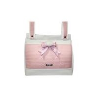 Bolso panera de ecopiel Babystar (13x34x33cm), bolso talega bebe, bolso silla de paseo universal, bolso carro bebe colección Sevilla - details 1