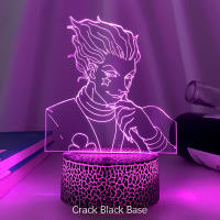 Lámpara De Noche LED USB Anime Hunter X Hunter Luz Táctil Para Niños Decoración 3D Lámpara Hisoka Iluminación Para El Dormitorio - details 6