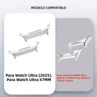 Correa De Cuero Para Samsung Galaxy Watch 8 40 44mm/8Classic Pulsera De Silicona Para Galaxy 8 7 Ultra 47mm Compatible Con Android - details 0