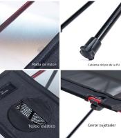 Mesa De Camping Naturehike Plegable Ligera Y Portátil Para Exterior Picnic Pesca Playa Color Negro Tamaño 59x40x39 Cm Peso 652 G - details 7