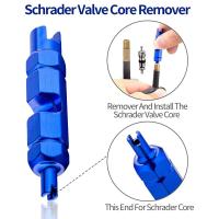 Herramienta De Remoción De Válvula Para Bicicleta Coche Motocicleta Extensor De Válvula Presta Schrader Reparación De Neumáticos - details 9