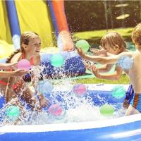 Bolas De Agua Reutilizables Para Niños Y Adultos Juegos De Verano Para La Piscina Playa Baño Juguetes De Bomba De Agua 1-48 Piezas - details 8