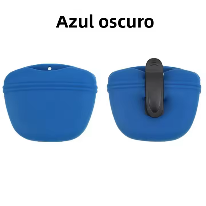 Bolsa De Alimentos Para Perro De Silicona Bolsa De Entrenamiento Para Cintura Portátil Para Mascotas Almacenamiento De Snacks Para Perros Accesorios Para Perros - 1