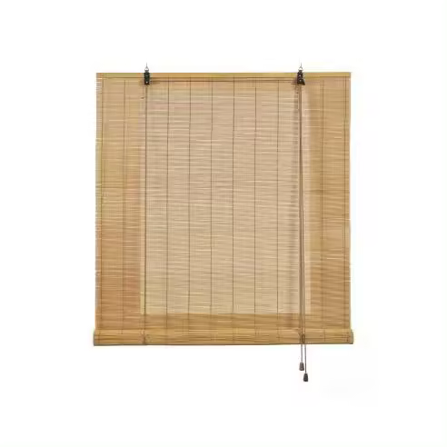 CINTACOR Stor enrollable de bambú ocre mango 60x175 cm - CINTACOR - 68370 Stor enrollable Textil Hogar Estores - 1