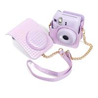 Set De Bolsos Tejidos Coloridos Para Instax Mini 12 Funda Portátil De PU Con Correa De Hombro Kit De Álbum Accesorios Para Cámara Instantánea - details 4
