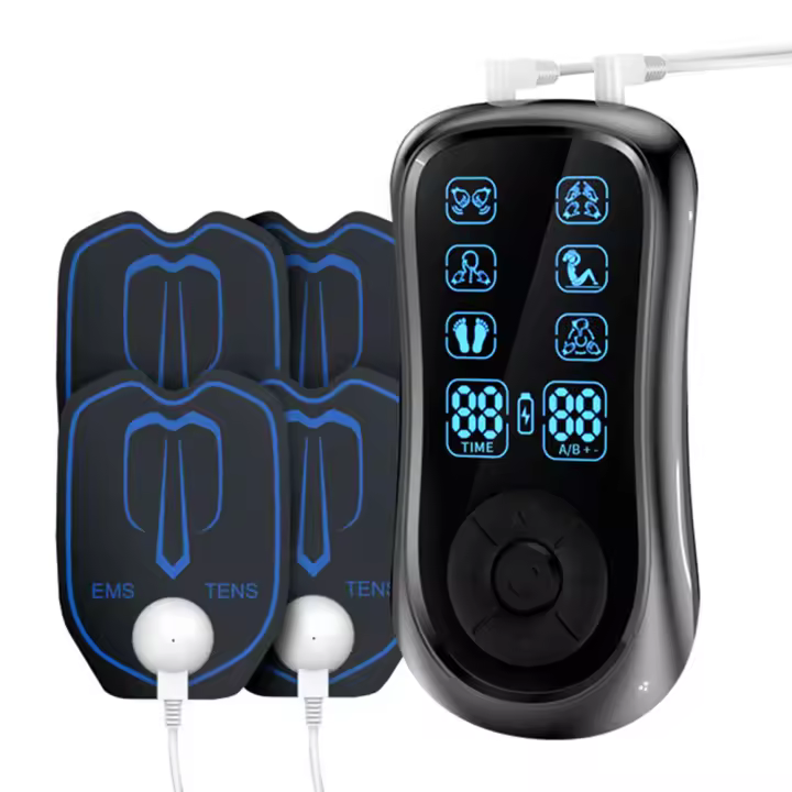 Masajeador Eléctrico Profesional De 6 Modos EMS Estimulación Muscular Fisioterapia Máquina De Unidad Tens Masajeador Corporal Completo Impulso Pulso - 1