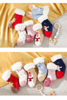 Calcetines De Navidad Para Bebés Recién Nacidos Invierno Gruesos Algodón Cálido Antideslizantes Talla Ajustable Para Niños De 0 a 4 Años Diseño De Dibujos Animados - details 5
