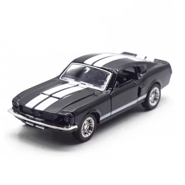 Modelo De Coche Clásico En Escala 1/32 Metálico GT500 1967 MUSTANG Colección De Juguetes Vintage Regalo Para Niños - 1