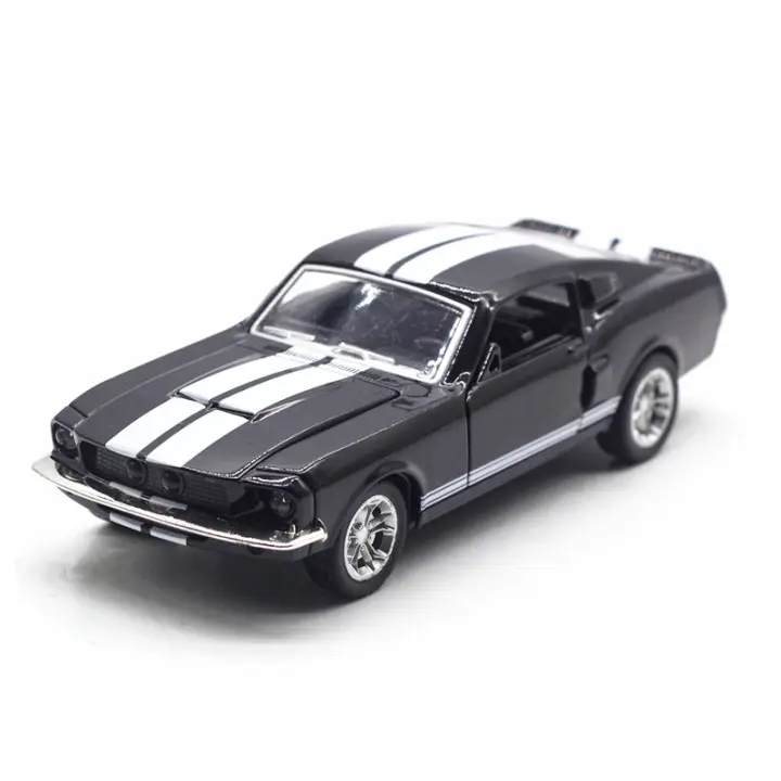 Modelo De Coche Clásico En Escala 1/32 Metálico GT500 1967 MUSTANG Colección De Juguetes Vintage Regalo Para Niños - 1