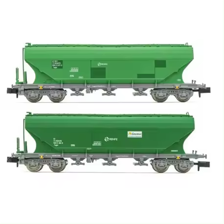 Set de dos vagones tolva TT5, RENFE. - 1