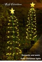 Luces De Hilo De Cobre LED Solar Para Exterior Impermeables Decoración De Navidad Celebración De Boda Fiesta Iluminación De Jardín Estilo Tradicional - details 0