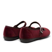 VULLADI 5409-032 Zapatillas de lona mujer 14829 XL MERCEDES TERCIOPELO BURDEOS - details 1