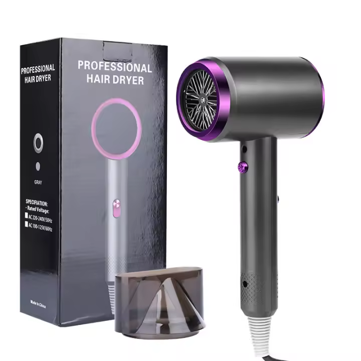 Secador de pelo con alta fuerza del viento, el hogar de alta potencia de iones negativos, sin daños a la generación de energía, secador de pelo, secador de pelo martillo, salón de pelo del hotel, electrodoméstico - 1