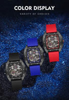 Reloj Mécanico LIGE Para Hombre Reloj De Pulsera De Lujo Negocios Cuadrado Correa De Silicona Resistente Al Agua 50M Moda Reloj Masculino Automático - details 9