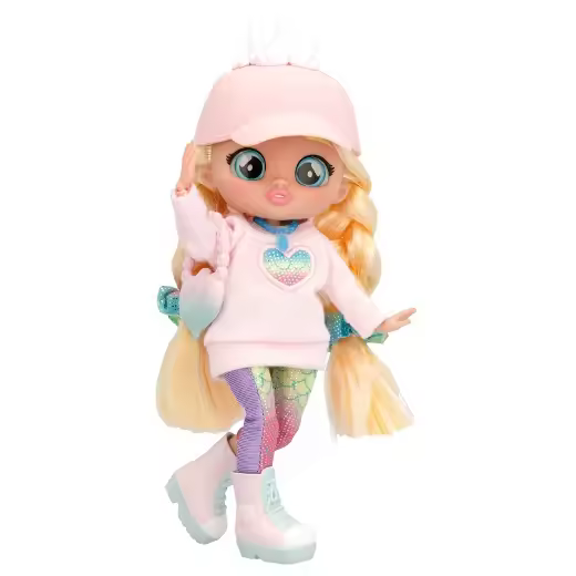 BFF BY BEBÉS LLORONES Bebés Llorones Stella | Muñeca fashion Coleccionable con Pelo largo, Ropa de tela y 9 Accesorios - Juguete regalo para niñas y niños +5 Años - 1