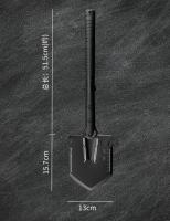 Shovel Multifuncional De Acero Inoxidable Martensita Para Camping Y Vehículos Shovel De Ordnance Resistente Al Desgaste - details 0