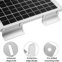Kit De Soporte De Panel Solar De Aluminio Para Coche RV Yate Z Tipo Montaje Accesorios Para Motorhome RV Yacht Car - details 5