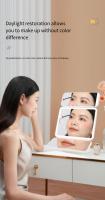 Espejo De Maquillaje Tricuadrante Con Luces LED Iluminación Complementaria Inteligente Para Dormitorio Espejo De Belleza - details 5