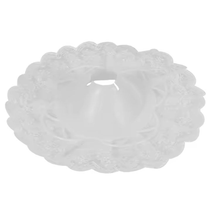 Collar de encaje para ramo de 6 piezas, soporte para ramo de novia, decoración de encaje blanco - 1