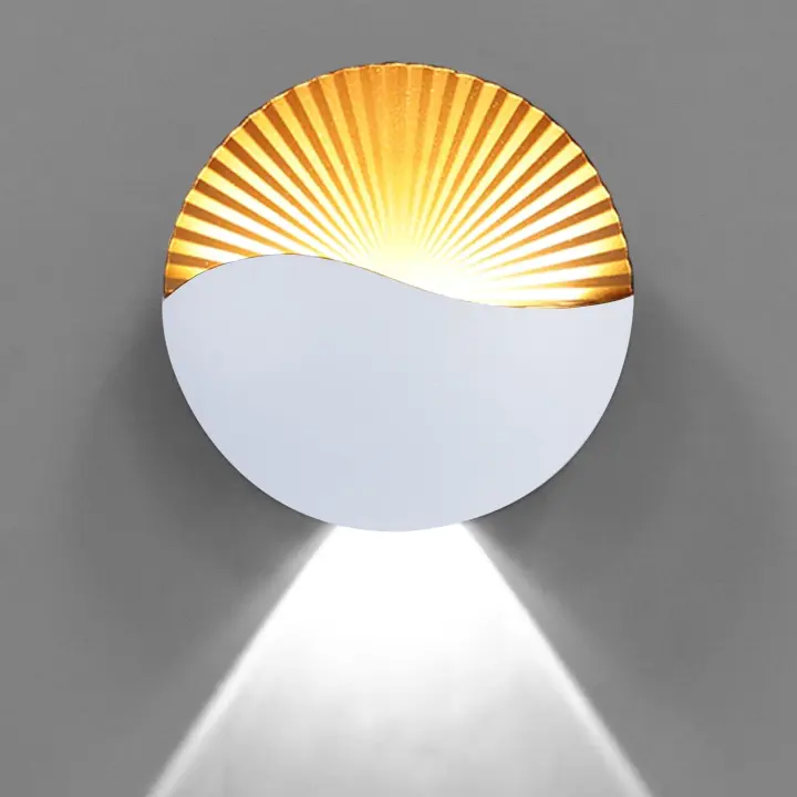 Luz de pared LED moderna y creativa de 6W, luz de pared arriba y abajo, bañador de pared LED de aluminio resistente al agua - 1